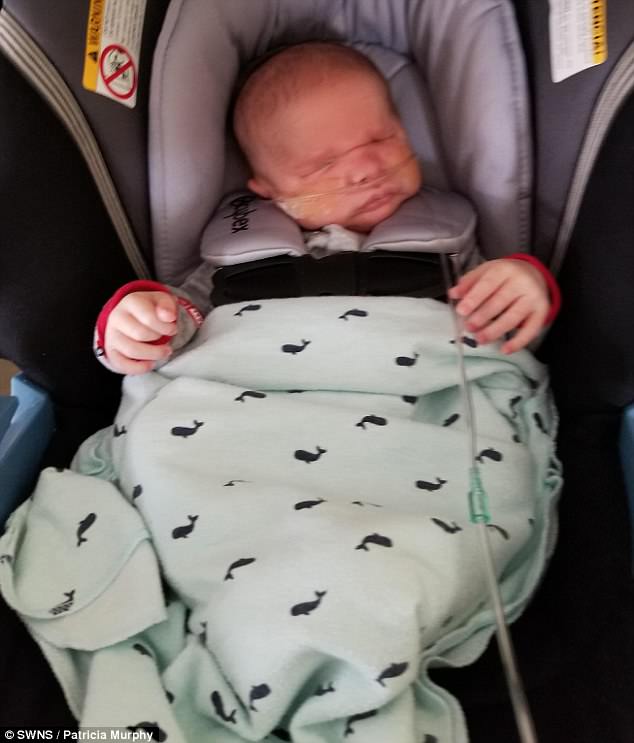 Looking to the future: The couple is now focused on adjusting to life with a blind baby, and they have already been in touch with Albuquerque's School for the Blind