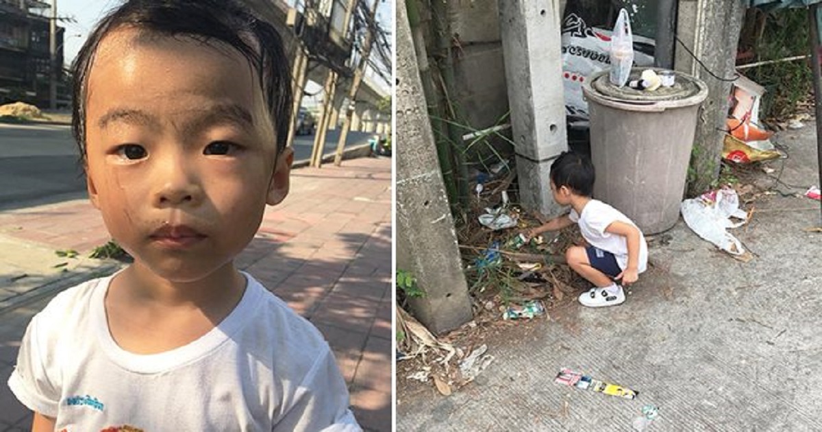 Νήπιο δεν ήθελε να πάει στο σχολείο και οι γονείς του το έβαλαν να πουλάει σκουπίδια για να του δώσουν ένα μεγάλο μάθημα