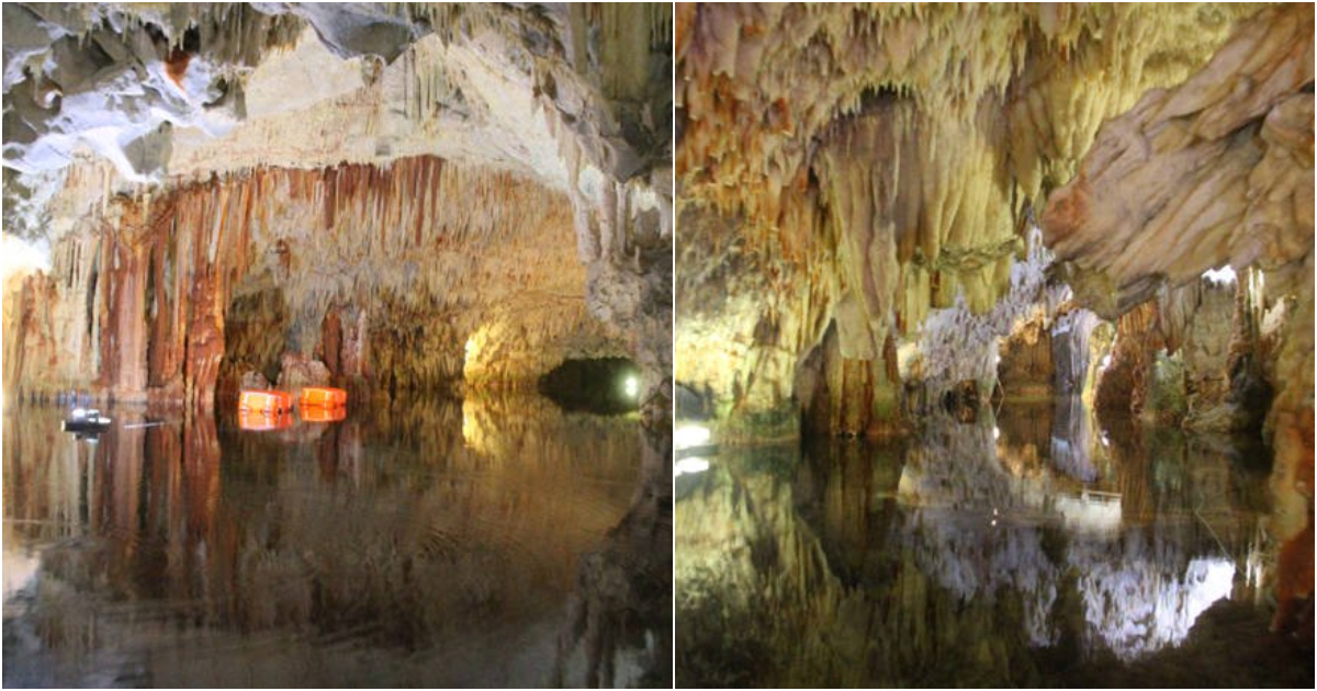 Στη Λακωνία βρίσκεται ένα από τα ομορφότερα σπήλαια στον κόσμο