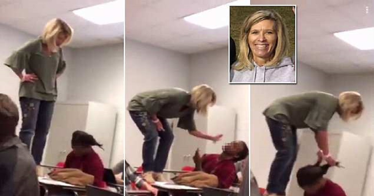 Καθηγήτρια ανέβηκε σε θρανίο και έδωσε κλωτσιές και χαστούκια σε μαθητή της που κοιμόνταν για να τον ξυπνήσει