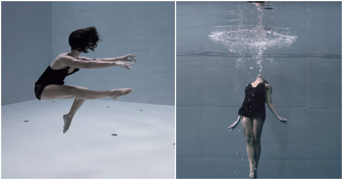 Χορευτικό κόβει την αναπνοή στην πιο βαθιά πισίνα του κόσμου