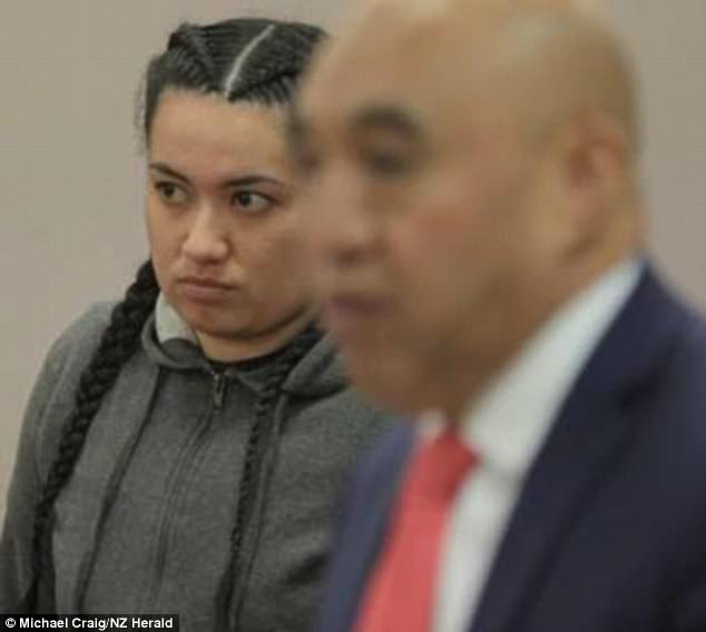 Manukau-Togiavalu (pictured) was yesterday in the Auckland District Court jailed for three years for kidnapping, burglary, criminal harassment, making an intimate visual recording and dishonestly using a document