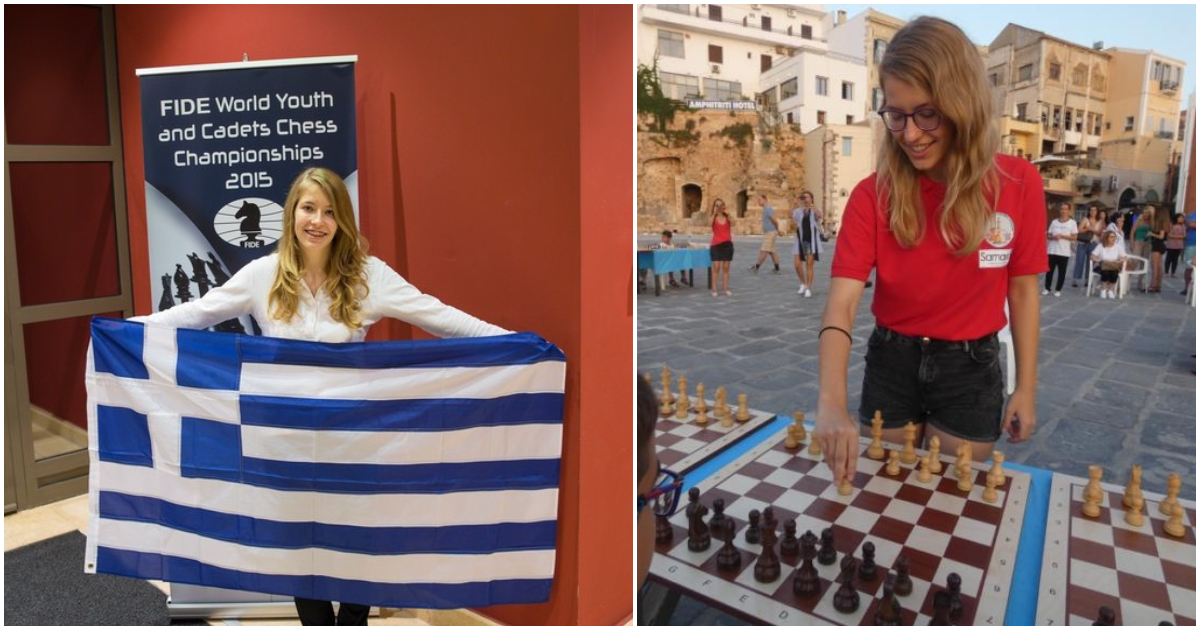 18χρονη Ελληνίδα έγινε Παγκόσμια πρωταθλήτρια στο σκάκι και μας κάνει υπερήφανους