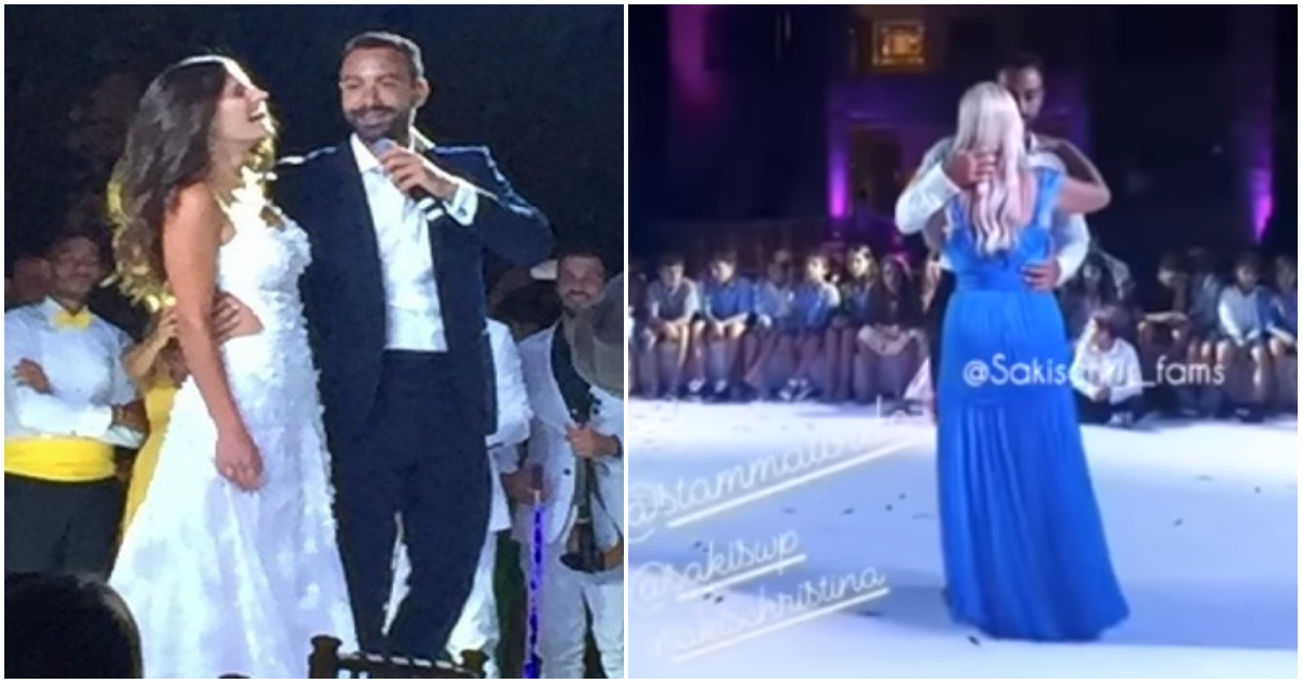 O Σάκης Τανιμανίδης χόρεψε με τη μητέρα του στο γάμο του και οι καλεσμένοι βούρκωσαν από συγκίνηση