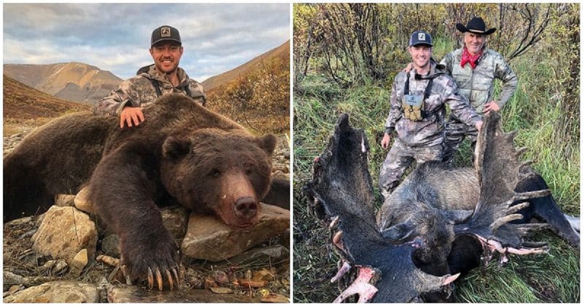 Άντρας ποζάρει στο Twitter αγκαλιά με νεκρή αρκούδα που μόλις είχε σκοτώσει και προκαλεί οργή στο διαδίκτυο