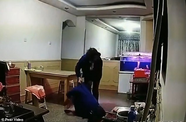But the caretaker's daughter defended her mother's actions, saying that the elderly man had fallen but she could not lift him up as he was too heavy. The case is under police investigation