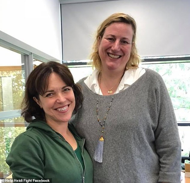 Mrs Spencer, from Cheshire, was diagnosed with stage-four lung cancer on Mothers' Day 2017, which had already spread to her bones and brain, where there were 25 tumours (pictured withÂ Antoinette Sandbach, the Conservative MP for Eddisbury)