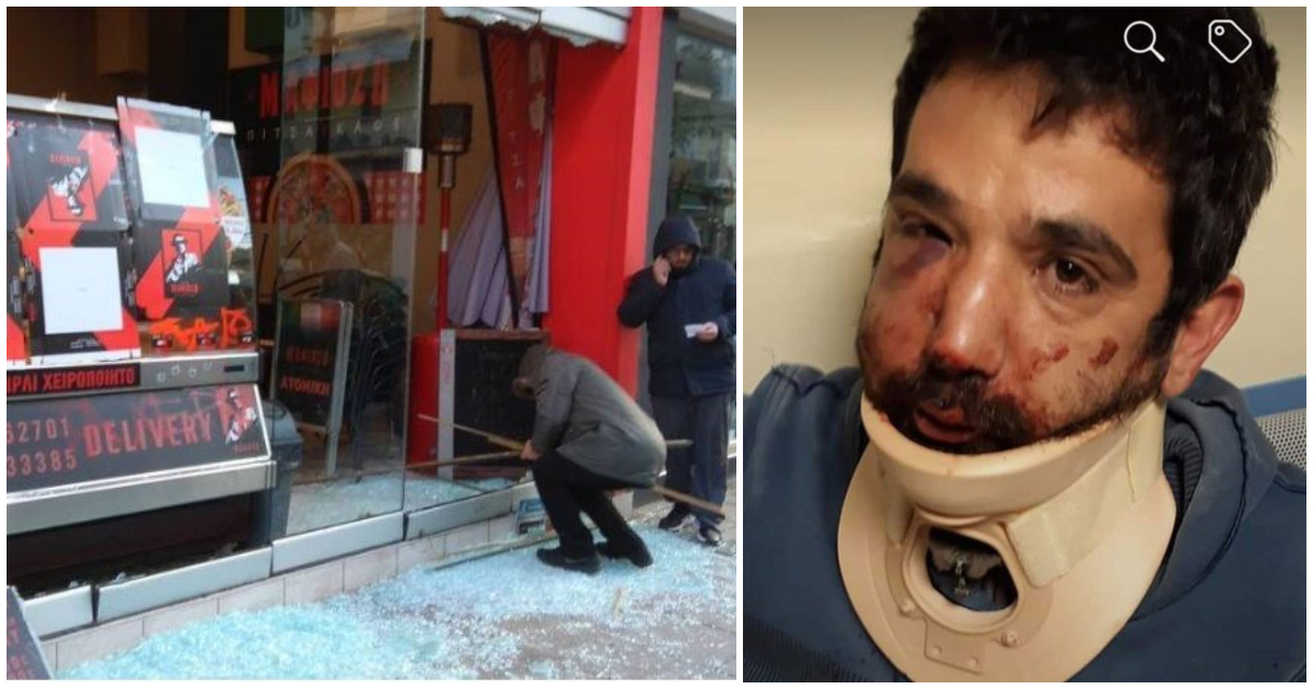 Θεσσαλονίκη: «Έσπασαν» την πιτσαρία του εργοδότη που ξυλοκόπησε τον ντελιβερά