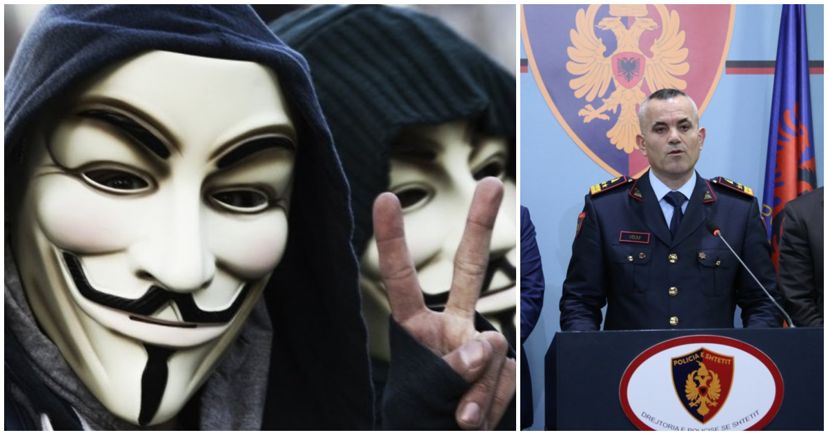 Anonymous Greece: «Το site της αλβανικής αστυνομίας ειναι εκτός. Προσέξτε γιατί δεν θα μείνει ρούτερ όρθιο»