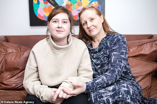 Emily (pictured left with her mother Joanne) has spoken this week of her devastation after her fiance Jamie ended their engagement days before their weddingÂ 