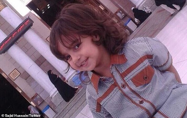 A taxi driver reportedly dragged the boy (pictured) towards a coffee shop in the Al-Tilal area before smashing a glass bottle and slitting his throat