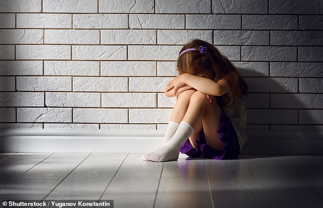 A six-year-old girl was forced into gang rape involving her mother, stepfather and two other men before being plied with meth, it has been revealed (file image)