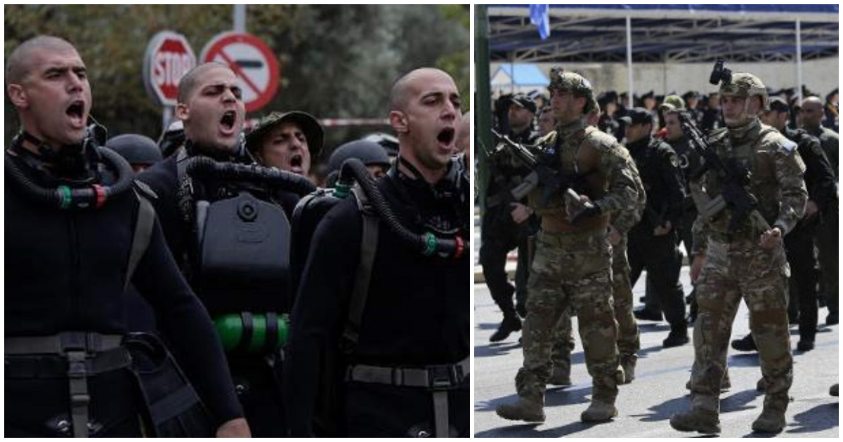 Τα «βατράχια» του Λιμενικού τραγούδησαν στην παρέλαση το «Μακεδονία ξακουστή» παρά την απαγόρευση