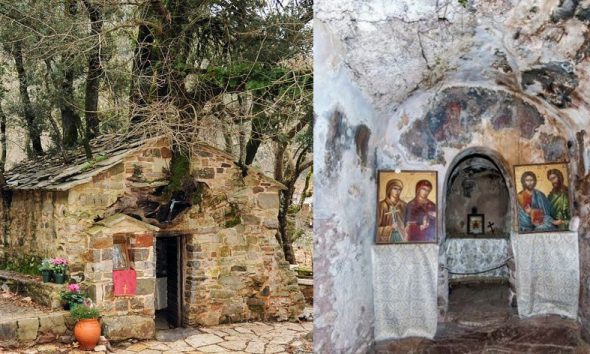 Εκκλησία Αγίας Θεοδώρας: Ο θαυμαστός ναός με τα 17 πλατάνια στη σκεπή που μπήκε στο βιβλίο Γκίνες