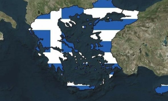 Κυριάκος Βελόπουλος: Δημοσίευσε χάρτη της Ελλάδας με την Κωνσταντινούπολη και την Μικρά Ασία