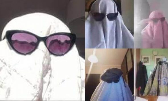 Σέρρες: Μαθητές ντύθηκαν φαντάσματα και έκαναν μάθημα μέσω διαδικτύου