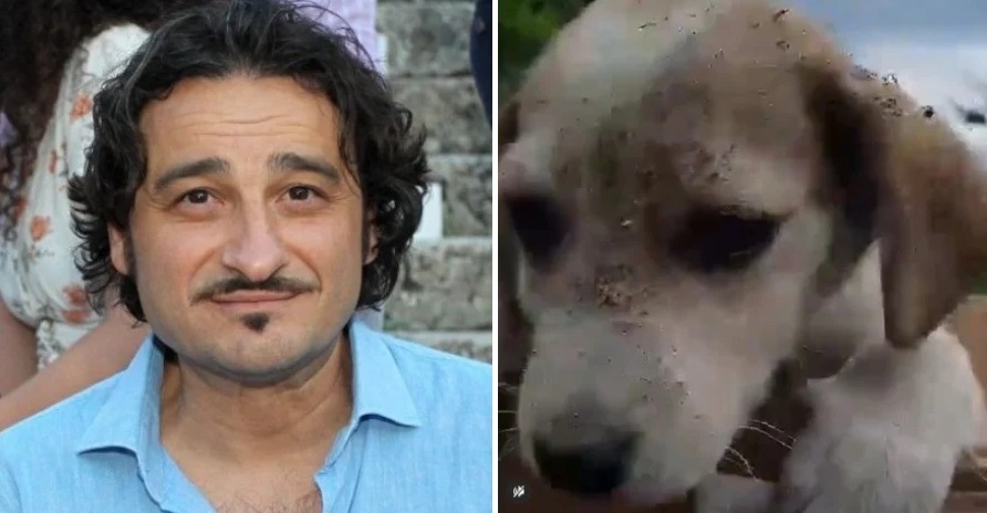 Βασίλης Χαραλαμπόπουλος: Βρήκε σκυλάκο πεταμένο σε κάδο σκουπιδιών και του έσωσε την ζωή