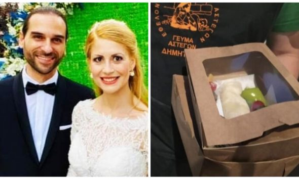 Θεσσαλονίκη: Νιόπαντρο ζευγάρι μοίρασε γαμήλια γεύματα σε άστεγους