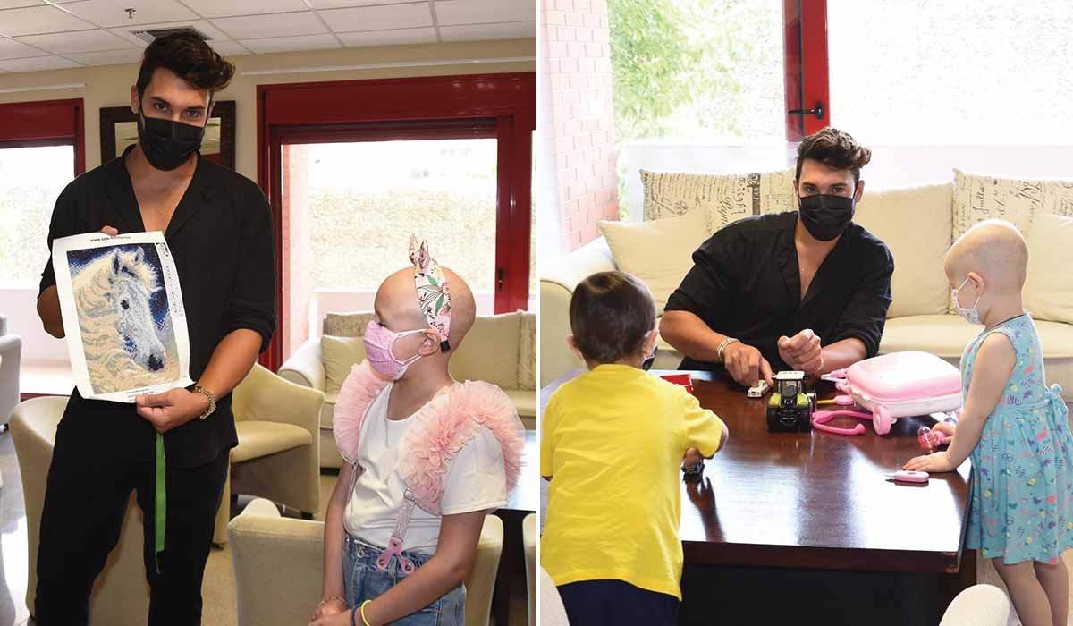 Ο Ασημακόπουλος του Survivor επισκέφθηκε ξενώνα παιδιών με καρκίνο και έδωσε χαρά στα αγγελούδια