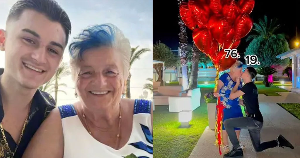 57 χρόνια διαφορά: 19χρονος έκανε πρόταση γάμου στην 76χρονη σύντροφό του