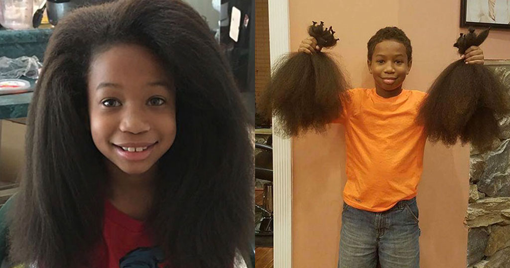 8χρονος μάκραινε τα μαλλιά του επί δύο χρόνια για να τα δωρίσει στους καρκινοπαθείς