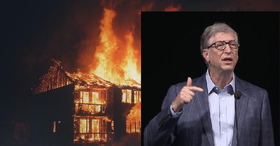 Κτήριο που κάηκε στην Ολλανδία δεν ανήκε στον Bill Gates
