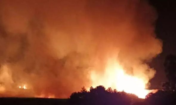 Εύβοια: Ανεξέλεγκτη φωτιά κοντά στα Ψαχνά