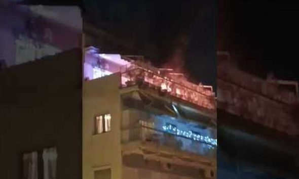 Θεσσαλονίκη: Λαμπάδιασε μπαλκόνι διαμερίσματος από πυροτεχνήματα