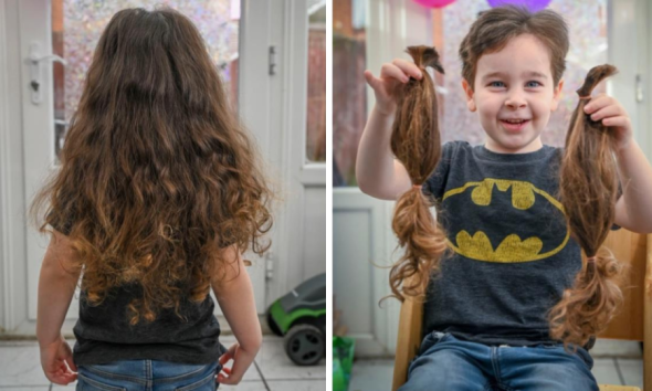 5χρονο παιδί έκοψε πρώτη φορά τα μαλλιά του για να τα δωρίσει σε παιδιά με καρκίνο