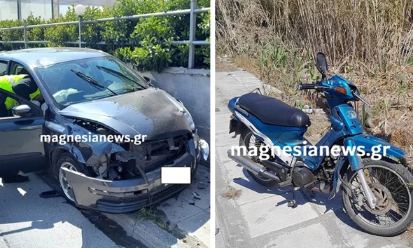 Βόλος: Αμάξι πέρασε με κόκκινο και σκότωσε πατέρα 3 παιδιών που οδηγούσε μηχανάκι