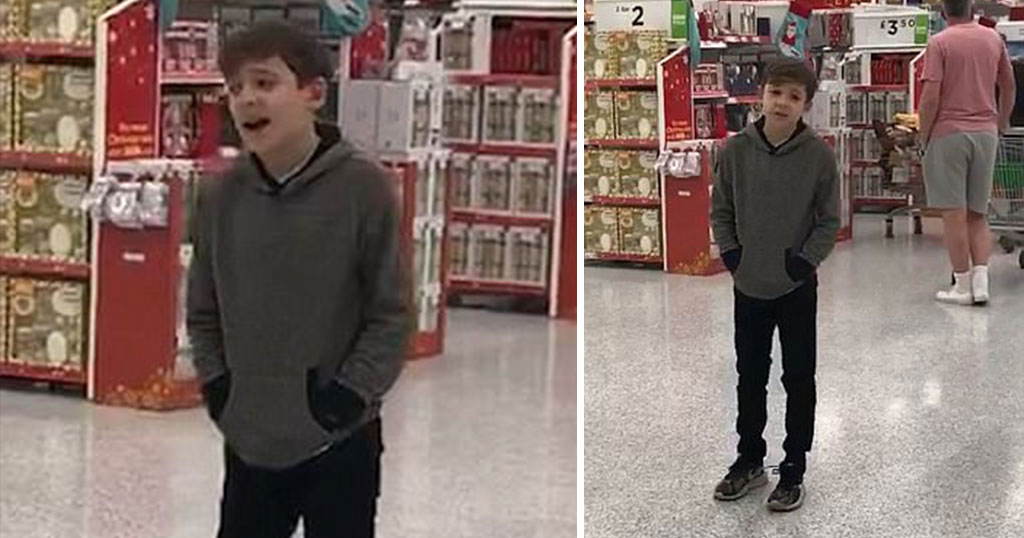 10χρονο παιδί με αυτισμό τραγουδάει σε σούπερ μάρκετ και ζεσταίνει και τις πιο σκληρές καρδιές
