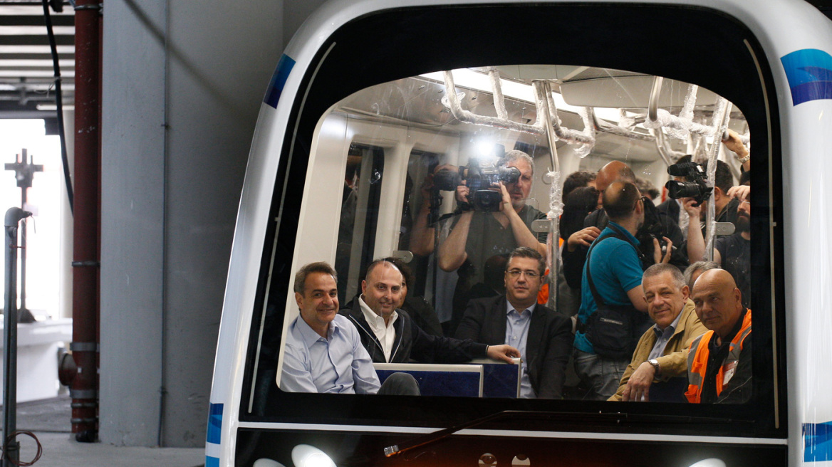 Thessaloniki Metro: Mitsotakis on the test route - 