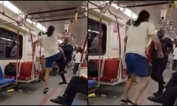 Τρόμος σε Μετρό: Κυνηγούσε το θύμα του μέσα στον συρμό και τον μαχαίρωσε επανειλημμένα