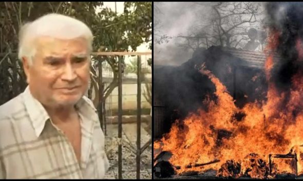 Φωτιά στο Λουτράκι: «Κάηκε το σπίτι μας, δεν έχω φάρμακα, μείναμε στο δρόμο» συγκλονίζει κάτοικος