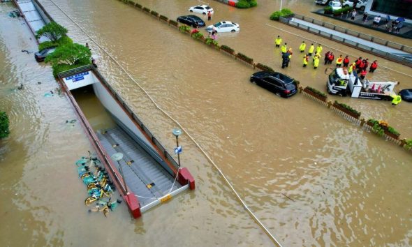 Κίνα: Τουλάχιστον 20 νεκροί και 33 αγνοούμενοι από φονικές πλημμύρες λόγω τροπικής καταιγίδας