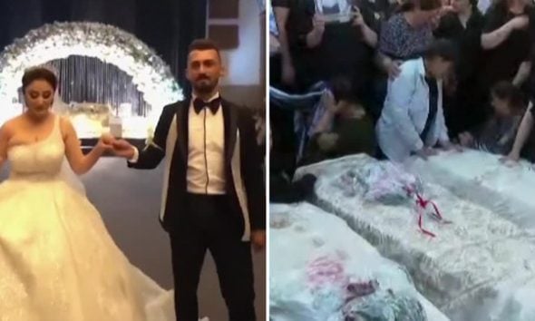 Ματωμένος γάμος με 113 νεκρούς στο Ιράκ: «Είμαστε νεκροί μέσα μας» – Συγκλονισμένο το ζευγάρι με τη φωτιά από τα πυροτεχνήματα στη γαμήλια δεξίωση