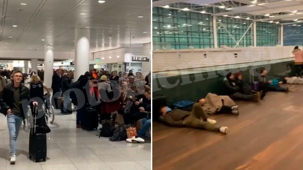 Γερμανία: Παραμένουν εγκλωβισμένοι οι 150 Έλληνες στο αεροδρόμιο του Μοναχό – «Κοιμόμαστε πάνω στις καρέκλες, δεν έχουμε ρούχα»