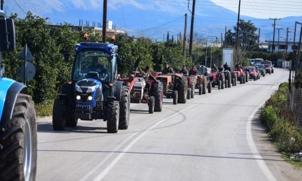 Οι αγρότες κλείνουν επ’ αόριστον την Εθνική Οδό Θεσσαλονίκης – Μουδανιών από σήμερα Σάββατο