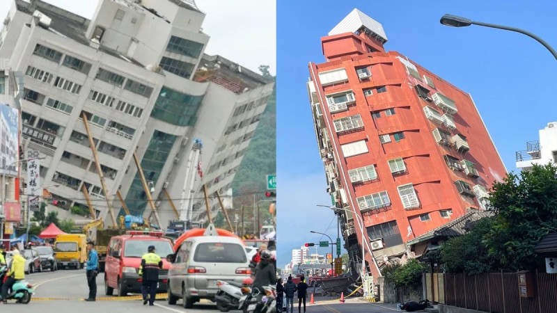 Τα σοκαριστικά δευτερόλεπτα που ο σεισμός 7,5 Ρίχτερ σαρώνει την Ταϊβάν – Κτίρια έγειραν ή κατέρρευσαν, τουλάχιστον τέσσερις άνθρωποι σκοτώθηκαν