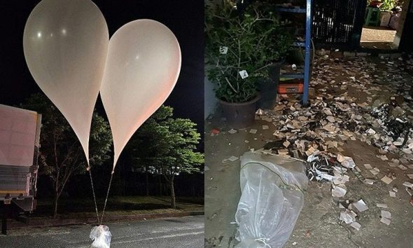 Ο Κιμ Γιονγκ Ουν έστειλε 90 μπαλόνια με σκουπίδια και σκατά στην Νότια Κορέα