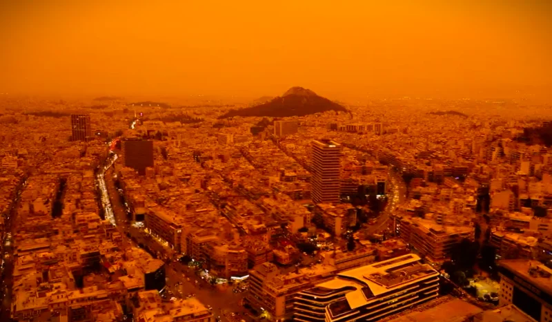 Καιρός: Ποιες περιοχές θα «βαφτούν κόκκινες» από την αφρικανική σκόνη τις επόμενες ώρες – Δείτε live την εξέλιξη του νέου κύματος