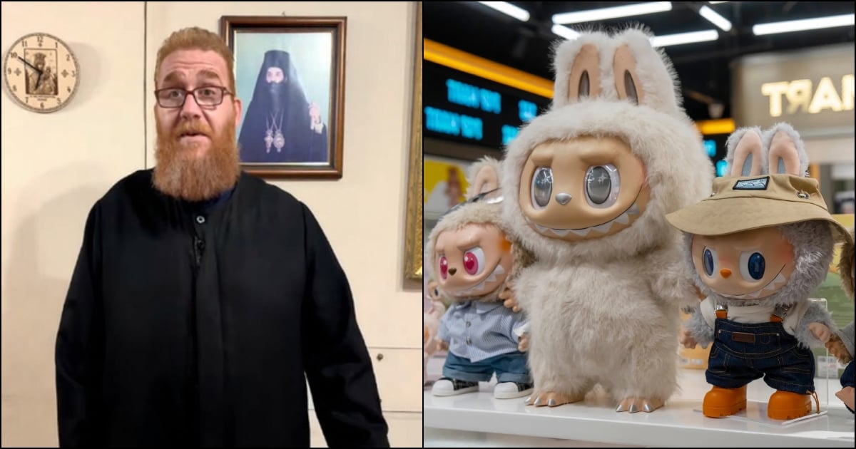 Πατέρας Αλέξιος: “Το Labubu το κουκλάκι είναι δαιμονισμένο από τον Pazuzu, είναι διαβασμένο στο όνομα του διαβόλου”